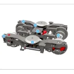 Longitudinal Buffer for Bogies