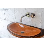 Szkilnik Design Luxury wooden washbasin model Gull
