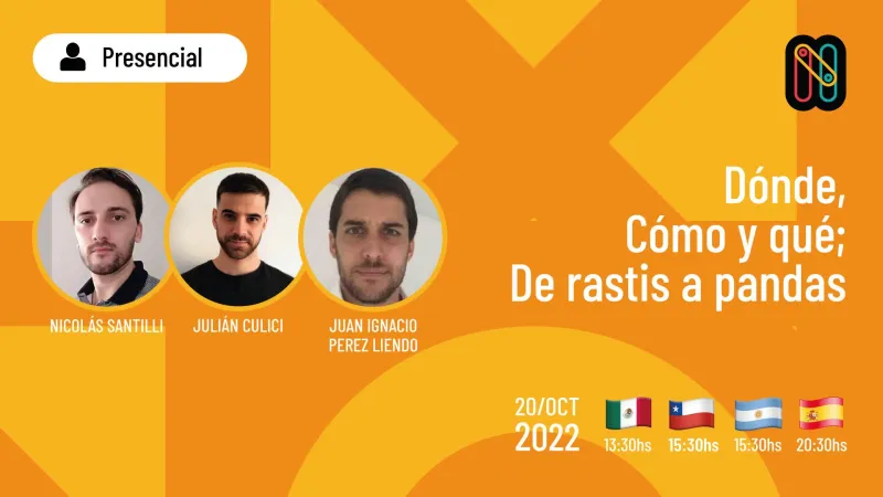 Dónde, cómo y qué: de rastis a pandas