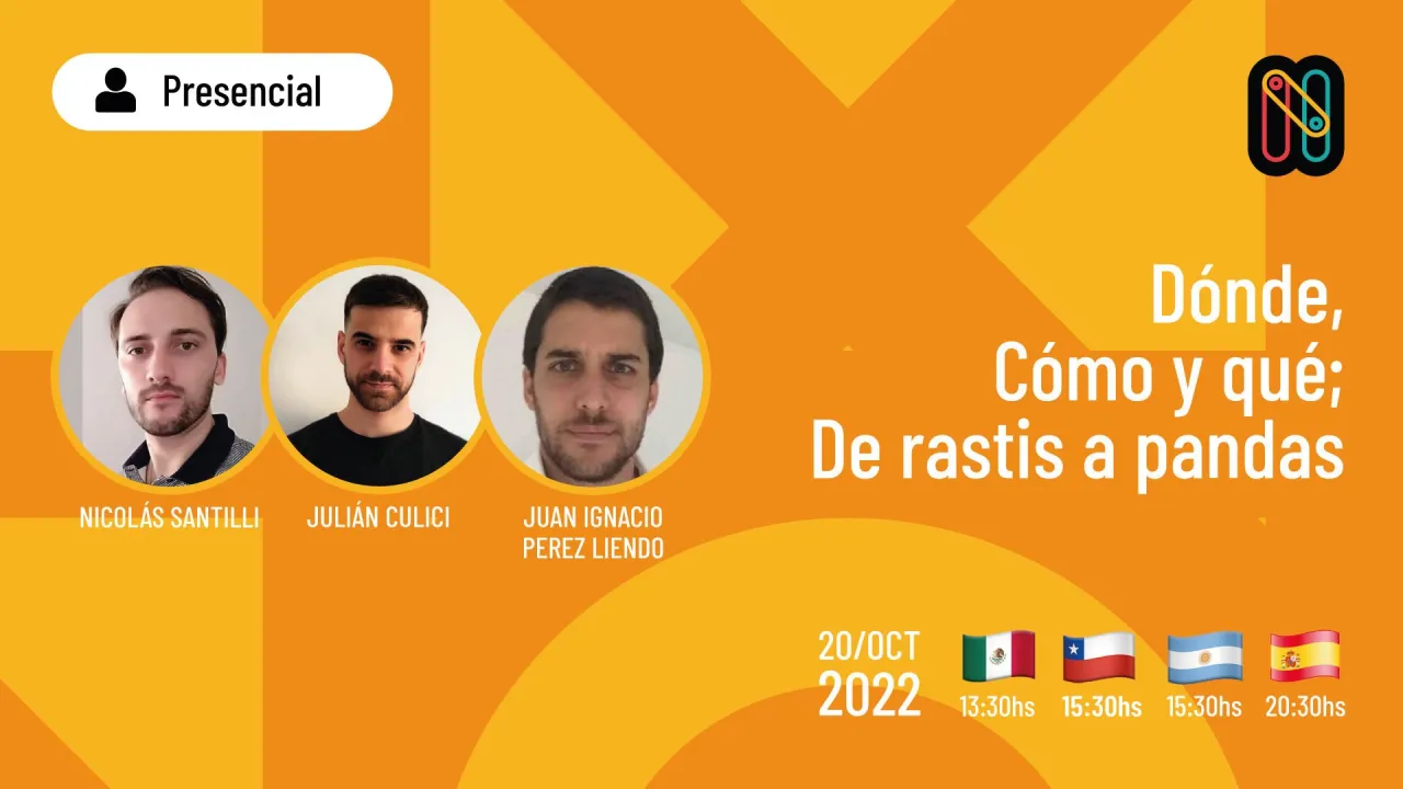 Dónde, cómo y qué: de rastis a pandas