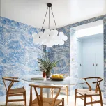 Large Frosted Bubble Chandelier