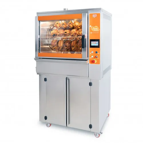 Electrical ventilated chicken-spit with infrared technology CHICKEN MASTER