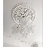 Large Frosted Bubble Chandelier