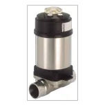 Type 2103 - 2/2-way diaphragm valve with pneumatic stainless steel actuator (Type ELEMENT) for decentralised automation