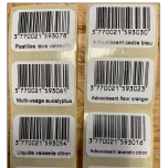 Etiquettes transfert thermique