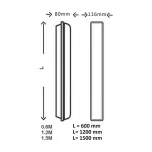 Dream IP66 opbouw armatuur met noodmodule