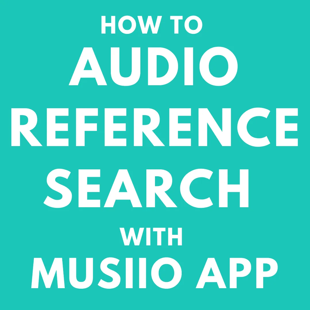 How To Audio Reference Search with Musiio App (2.30 minute video)
