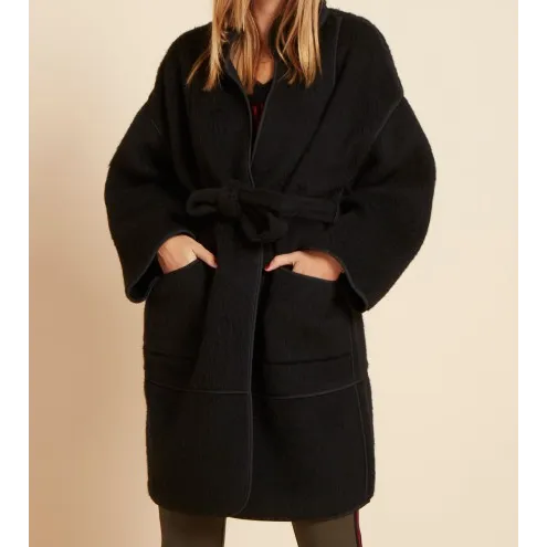 Coat knotted at the waist - Micheline