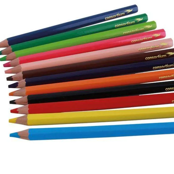 Consortium Hexagonal Chunky Colouring Pencils