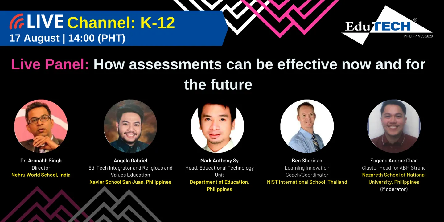 Live Panel: How assessments can be effective now and for the future