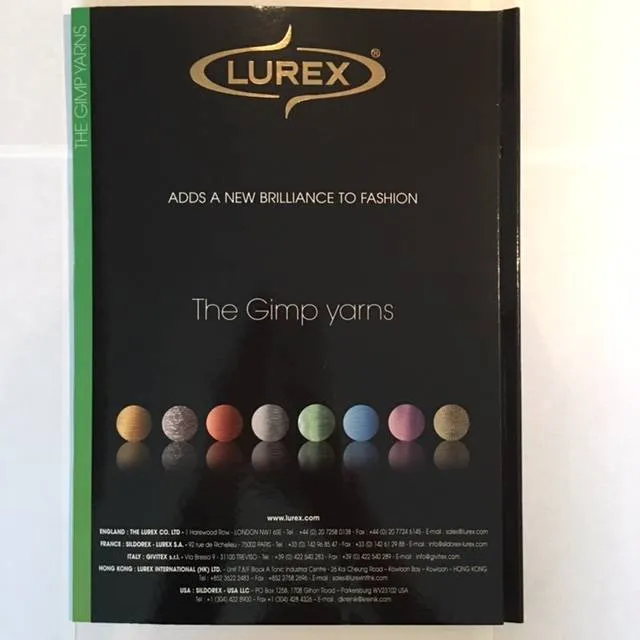 LUREX® GIMP YARNSLUREX® METALLIC & SPECIAL EFFECT GIMP YARNS