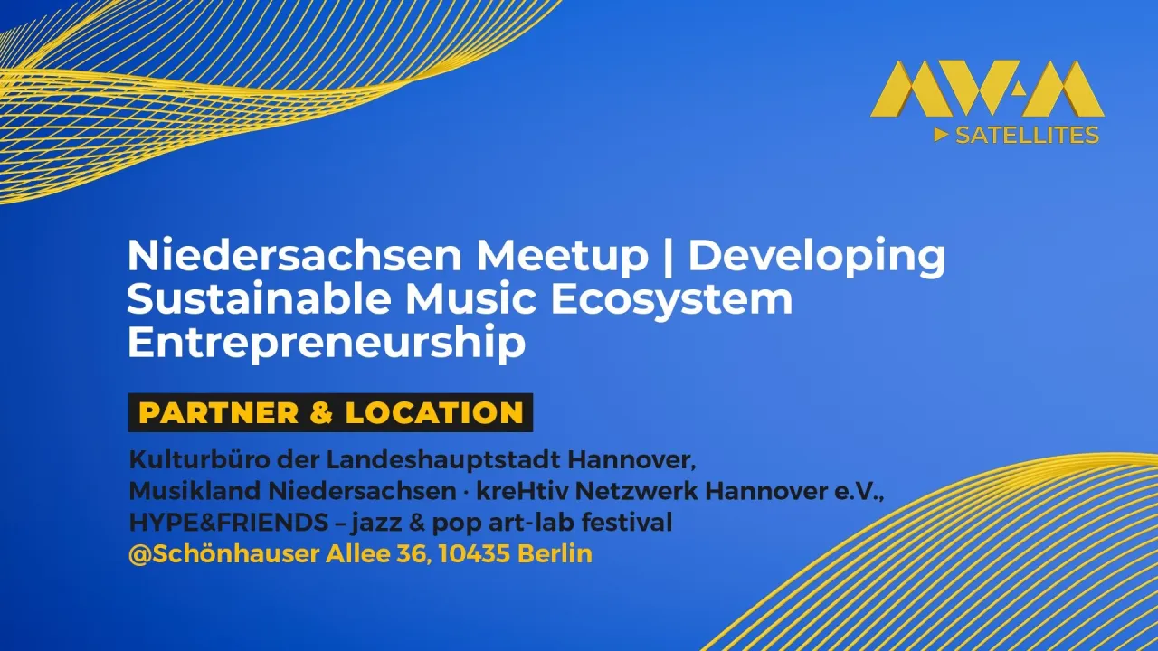 Niedersachsen Meetup | Developing Sustainable Music Ecosystem Entrepreneurship