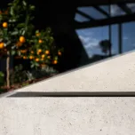 Floating precast concrete table