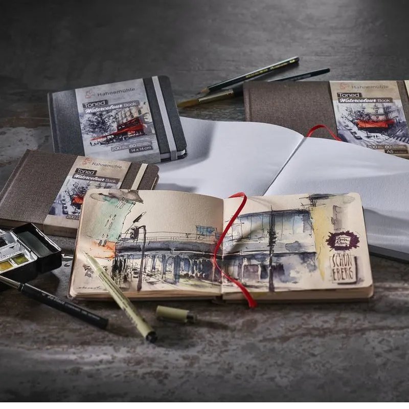 Hahnemühle Toned Watercolor Books