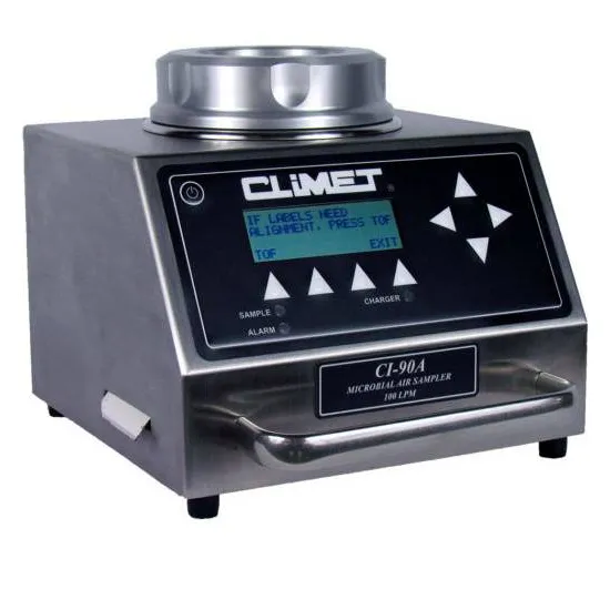 Climet CI-90A Microbial Air Sampler Pharmaceutical Grade with Built-in Label Printer