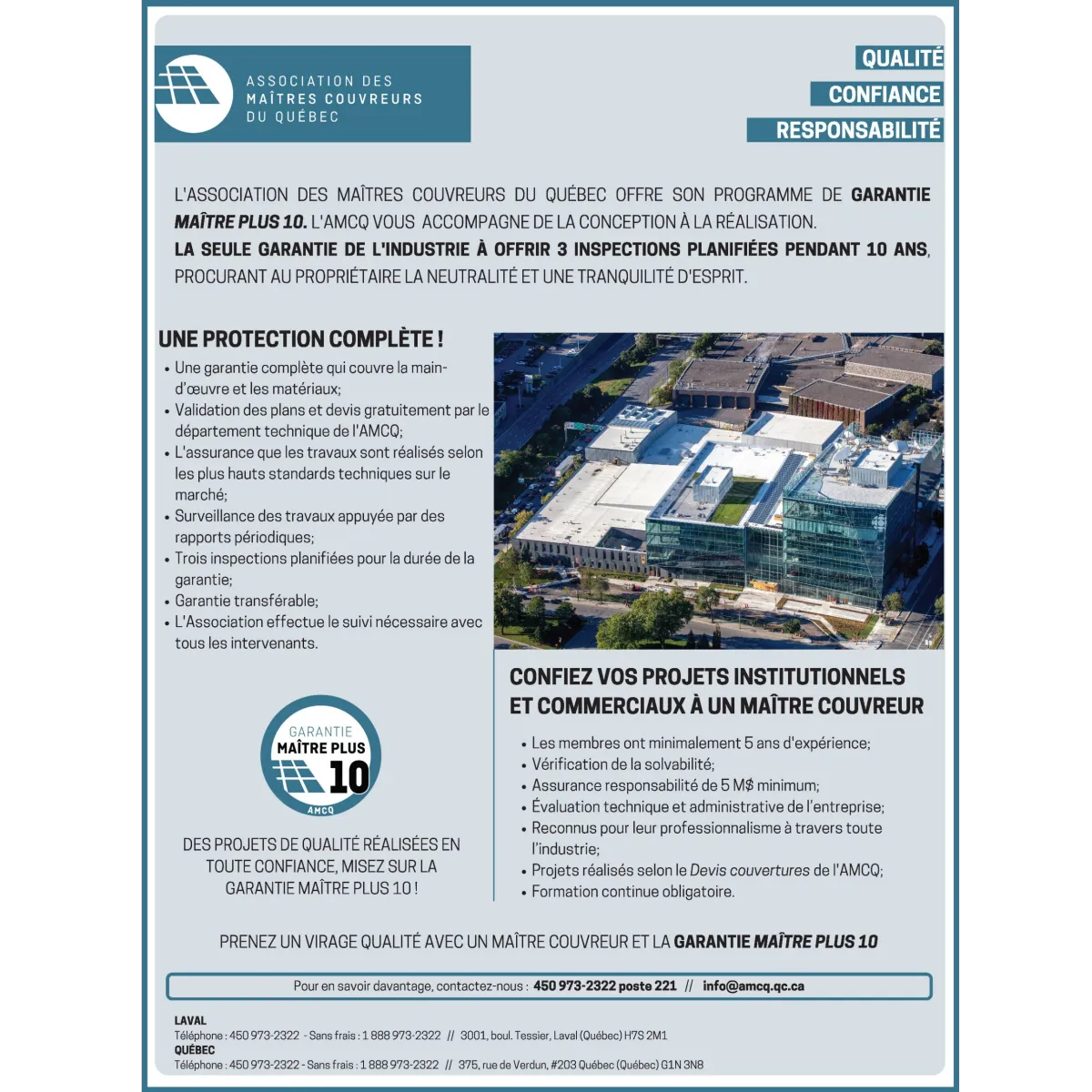 GARANTIES MAÎTRE PLUS 10 - Garantie industrielle, commerciale et institutionnelle