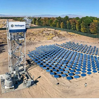 Heliogen achieves breakthrough temperatures from concentrated sunlight for industrial processes