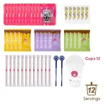 Instant Marbling Boba Tea Party Kit - 6/12 Serving Bubble Tea Kit