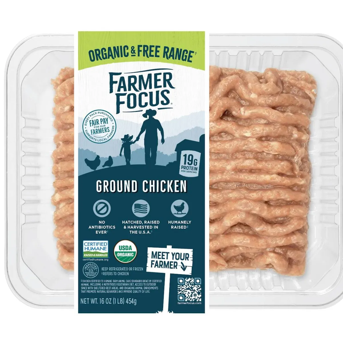 Farmer Focus Organic Ground Chicken