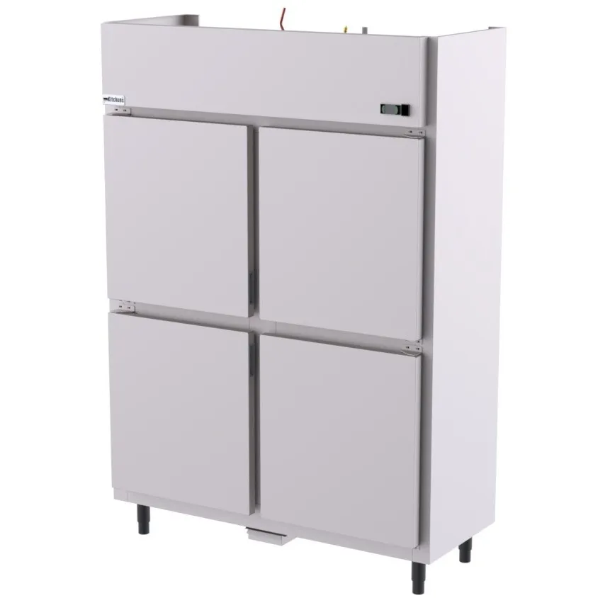 Refrigerador vertical inox