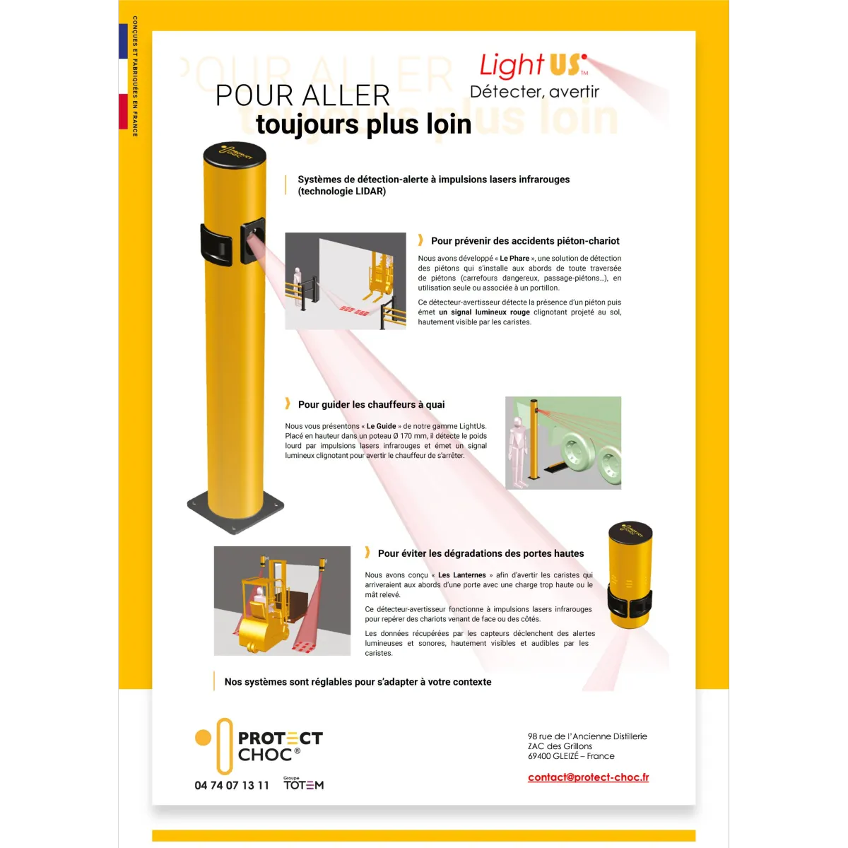 LightUs - Systèmes de détection-alerte pour aller toujours plus loin