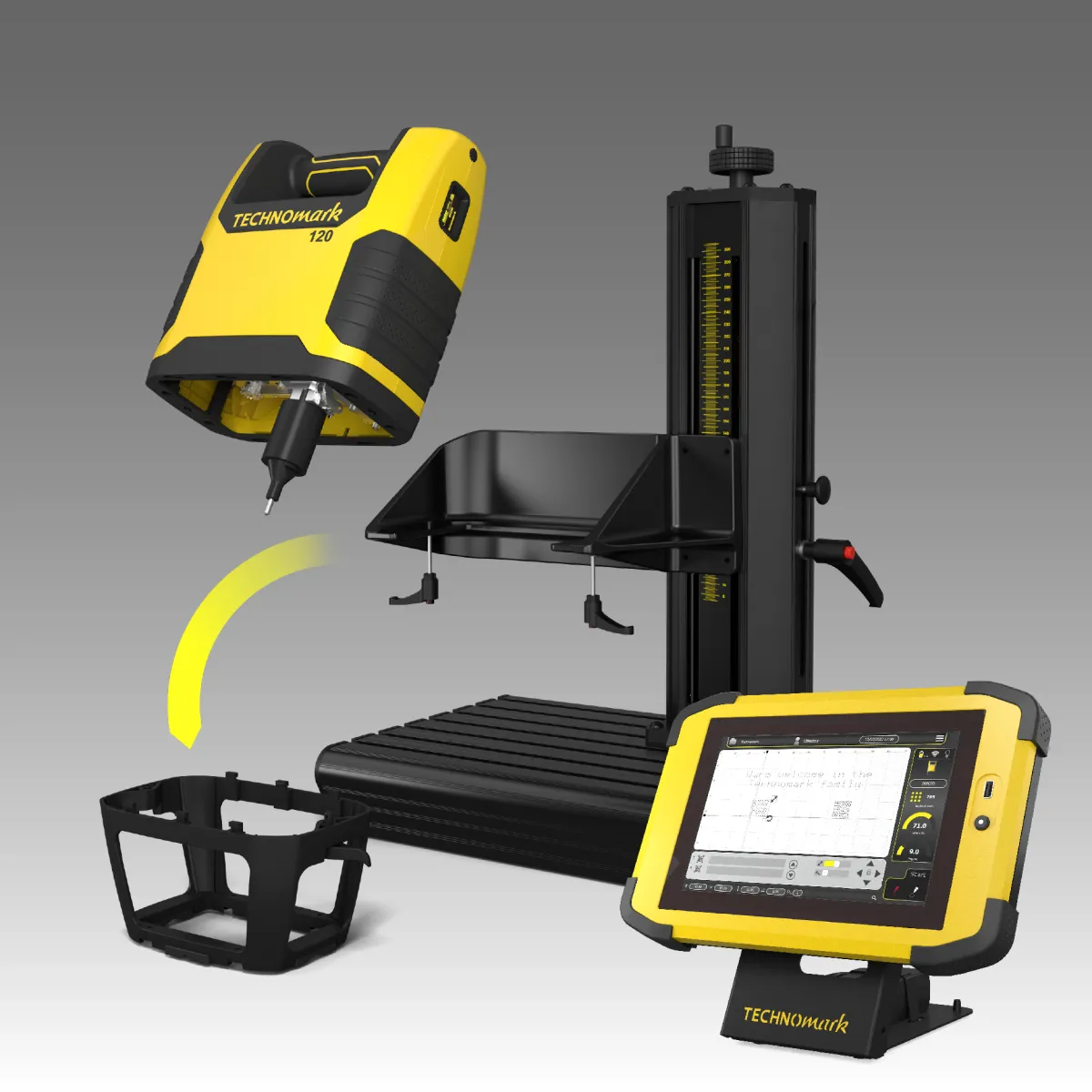 2-in-1 dot peen marking machine Combo - Connect.series