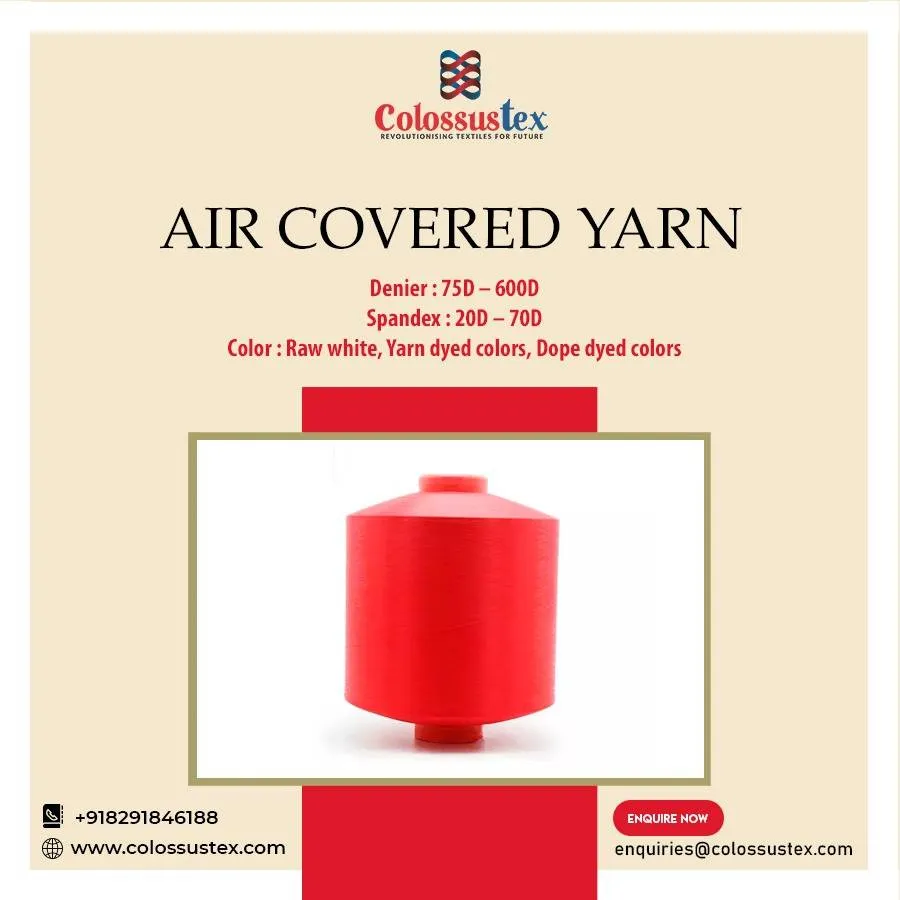 AIR COVERED YARNS