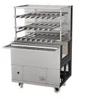 Churrasqueiras Rotativas Profissionais a carvão - Linha Jumbo Modular