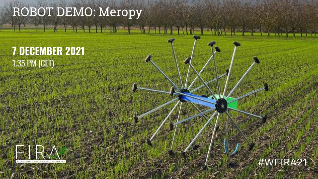 DEMO Robot "Scouting Robot SentiV - Field crops monitoring" by Meropy