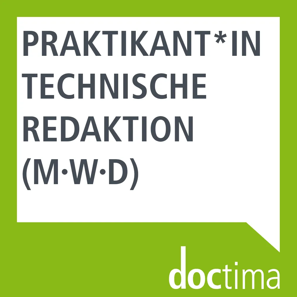 Technical writing internship (+ Bachelor's / Master's thesis possible, starting April 2021)