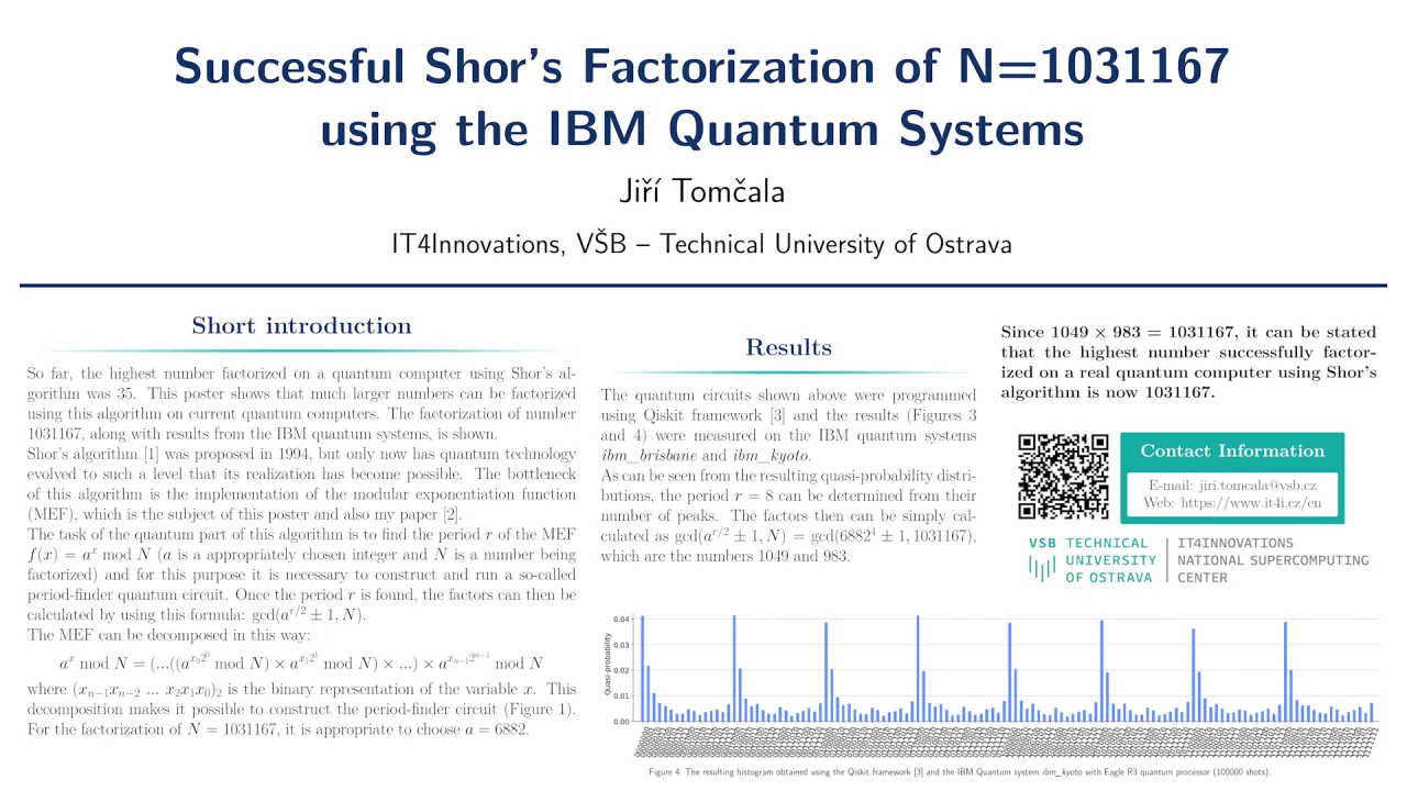 Successful Shor's Factorization of N=1031167 Using the IBM Quantum Systems