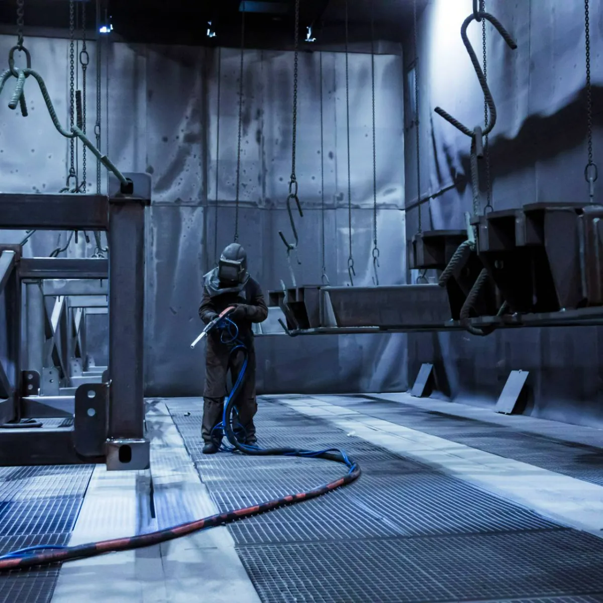 CABINE DE SABLAGE (GRENAILLE)