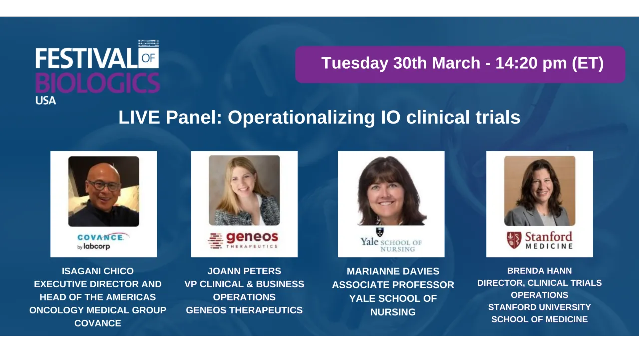 Live panel discussion: Operationalizing immuno-oncology clinical trials