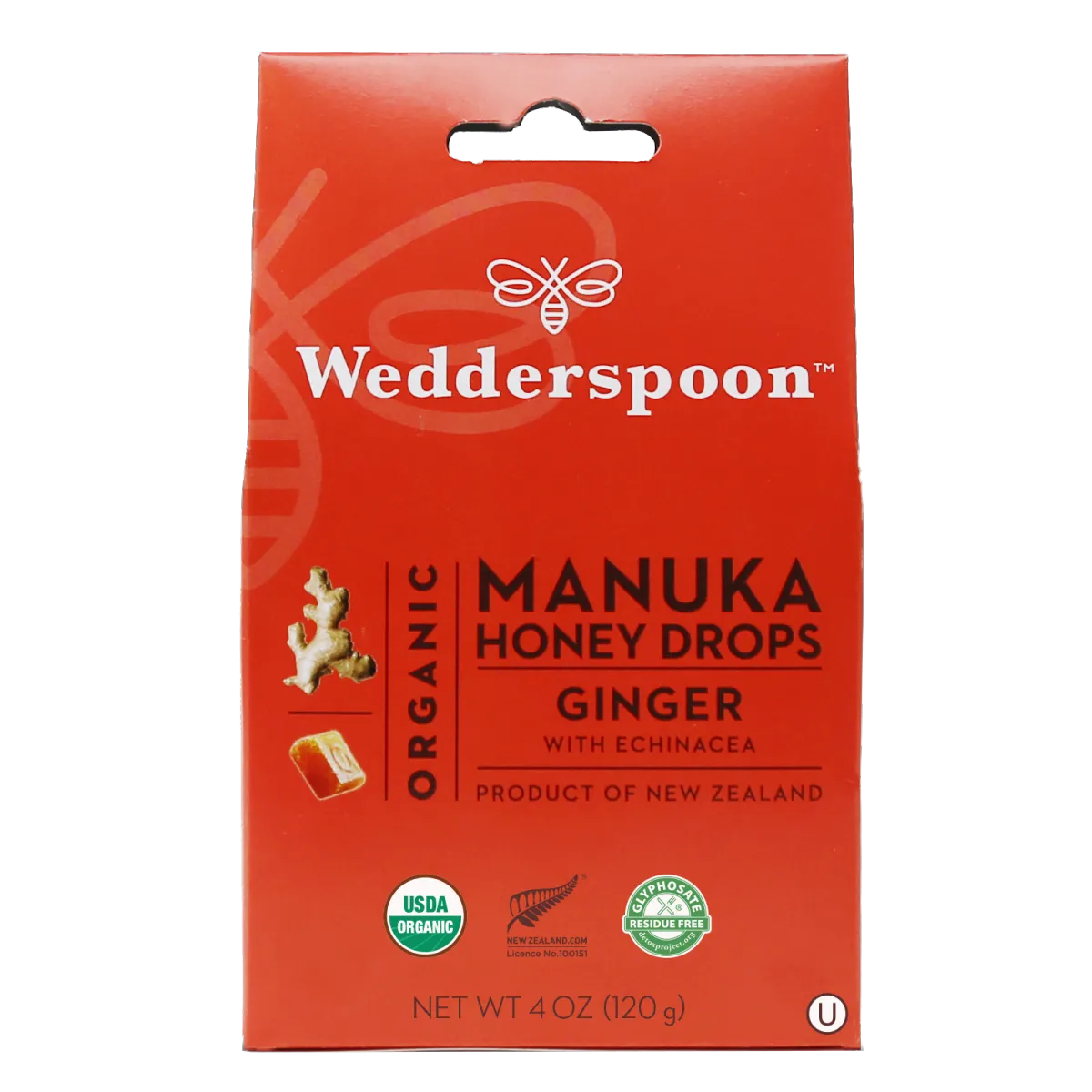 Wedderspoon Organic Manuka Honey Drops