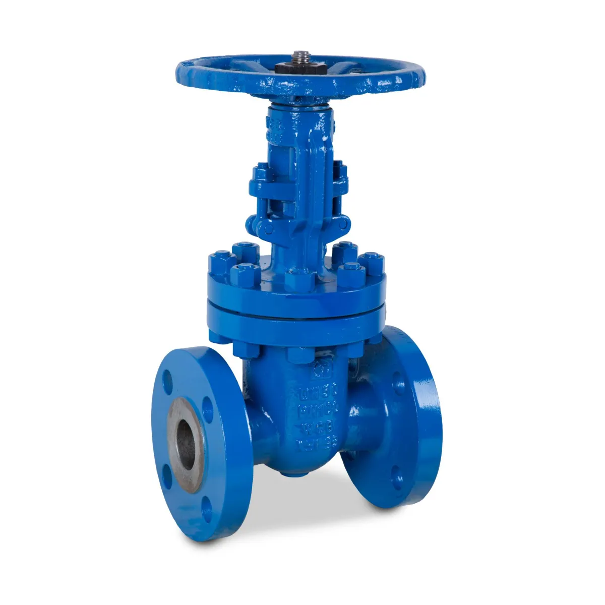 Cast steel cylindrical body gate valves outside screw and yoke, PN 100