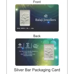 Silver Coin Packaging Card