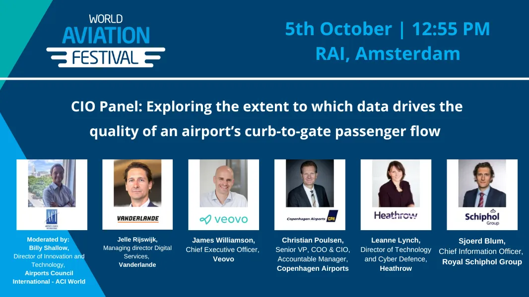 CIO Panel: Exploring the extent to which data drives the quality of an airport’s curb-to-gate passenger flow