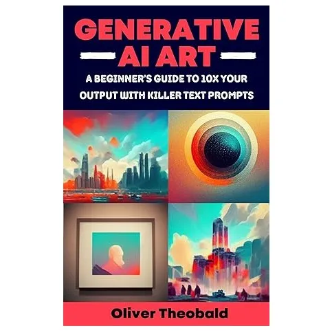 Generative AI Art: A Beginner’s Guide to 10x Your Output with Killer Text Prompts (Midjourney, DALL-E 2, Craiyon) (2023 AI Text Prompt Engineering Series Book 1)