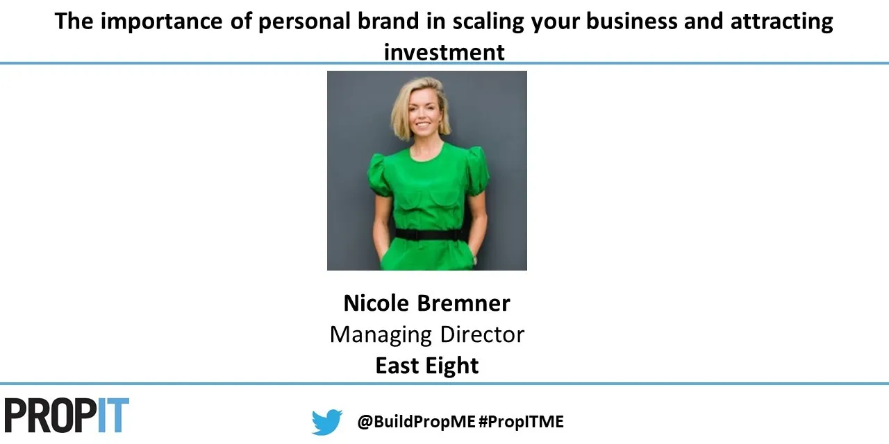 Keynote presentation: The importance of personal brand in scaling your business and attracting investment