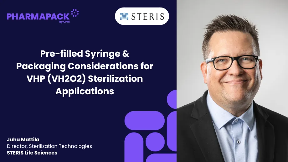 Pre-filled syringe and packaging considerations for VHP (VH2O2) sterilization applications