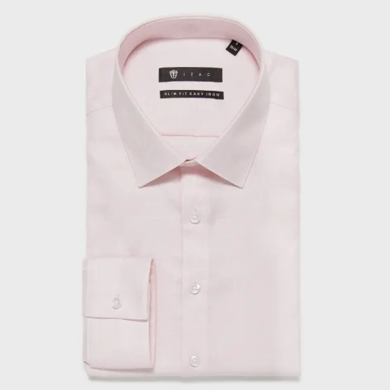 PINK COTTON DOBBY SHIRT