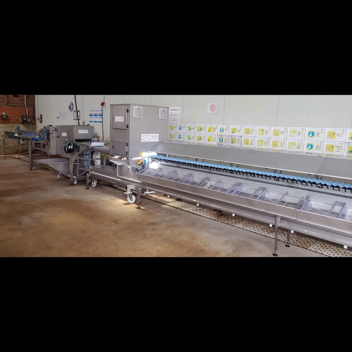 Grande laveuse trieuse d’asperges