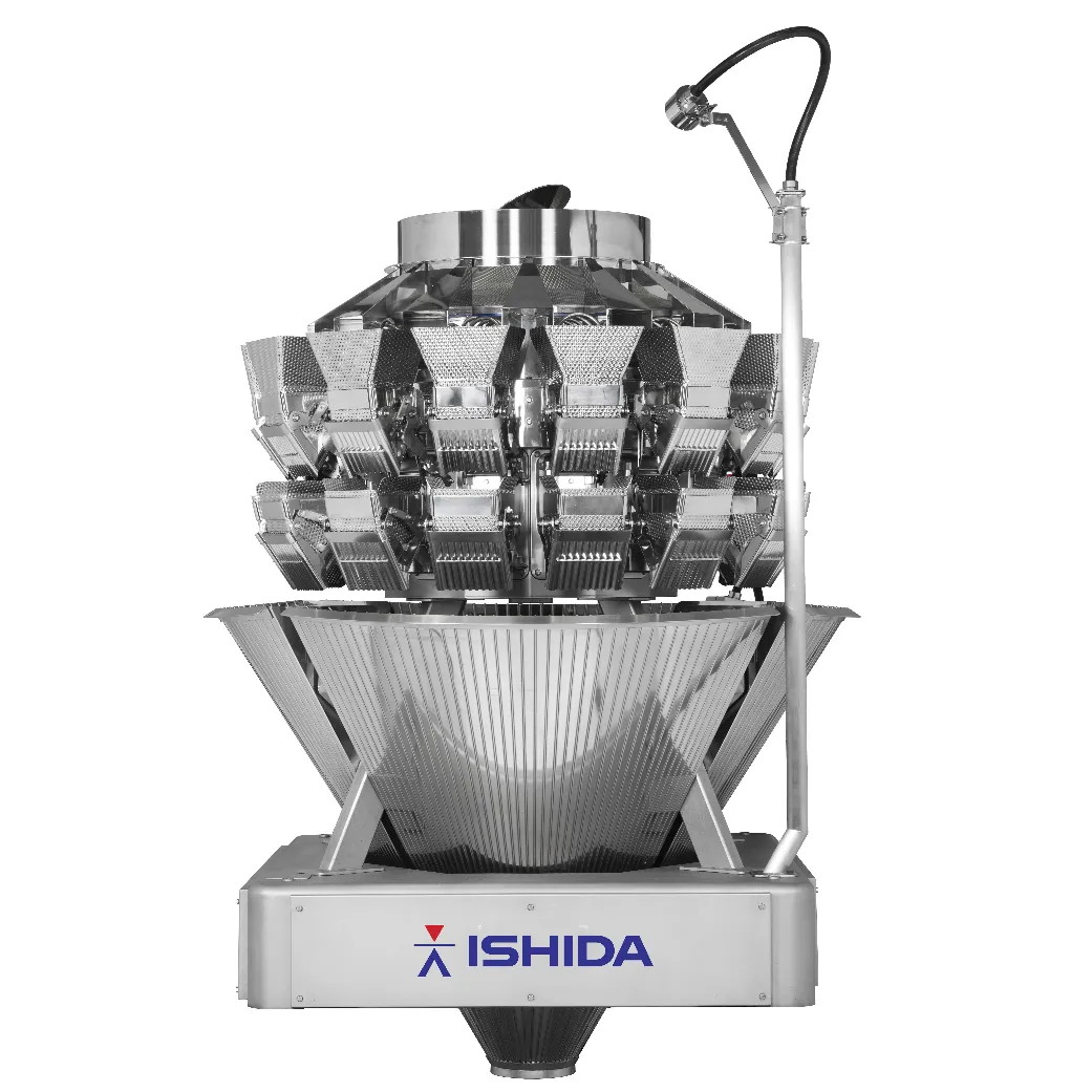 Screw feeder Multihead Weigher for challenging fresh food