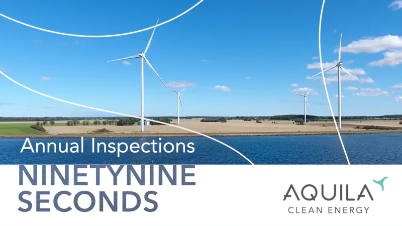 Aquila Clean Energy - Windpark annual inspection 99 seconds