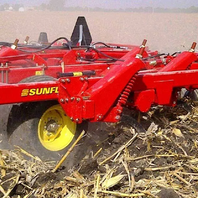 Sunflower seeding and tillage