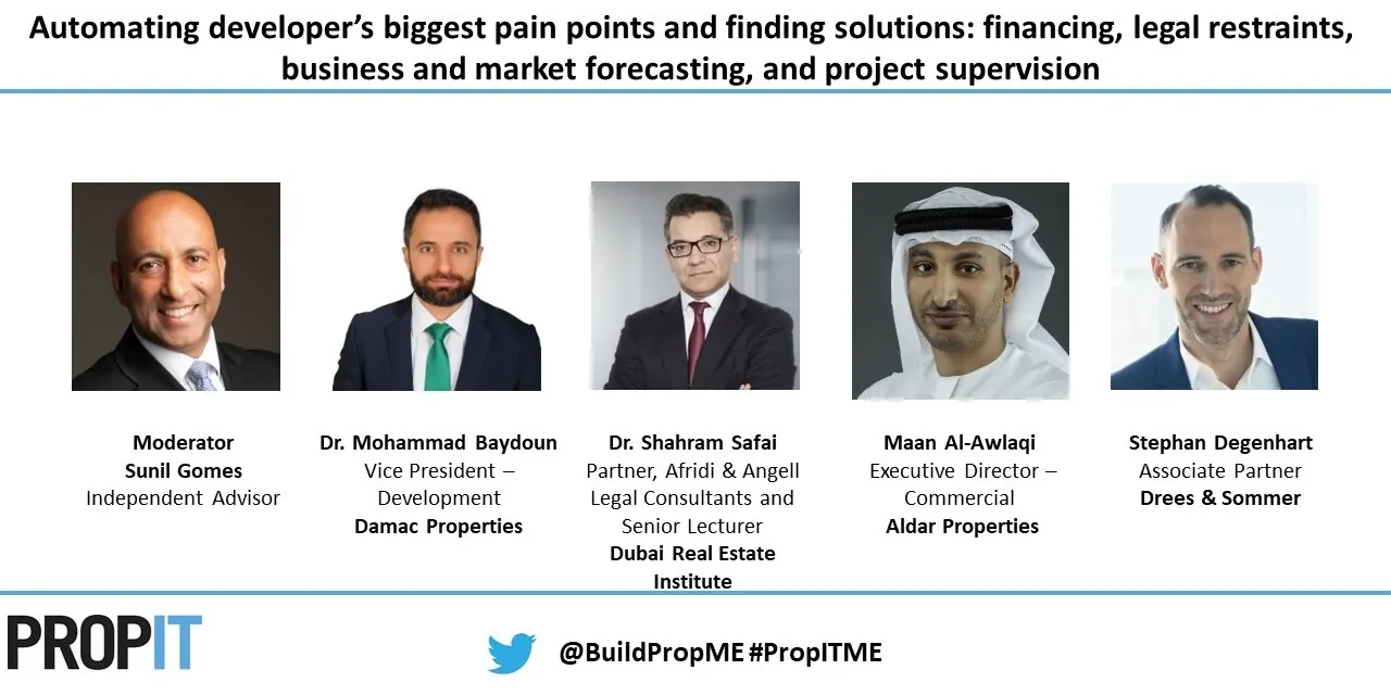 Automating developer’s biggest pain points and finding solutions: financing, legal restraints, business and market forecasting, and project supervision