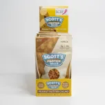 Scott's Plant Based Protein Balls, Peanut Butter Cacao 6 Resealable Bags per display case, 4 Protein Balls per Bag
