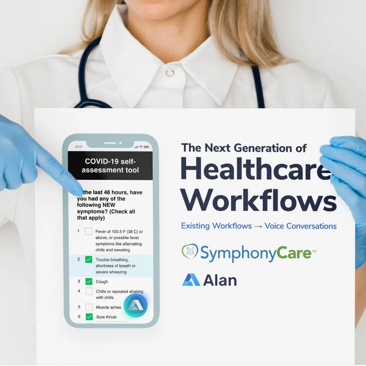 WORLD’S FIRST CONVERSATIONAL VOICE COVID-19 ASSESSMENT