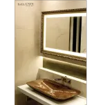 Szkilnik Design Luxury wooden washbasin model Alga Double