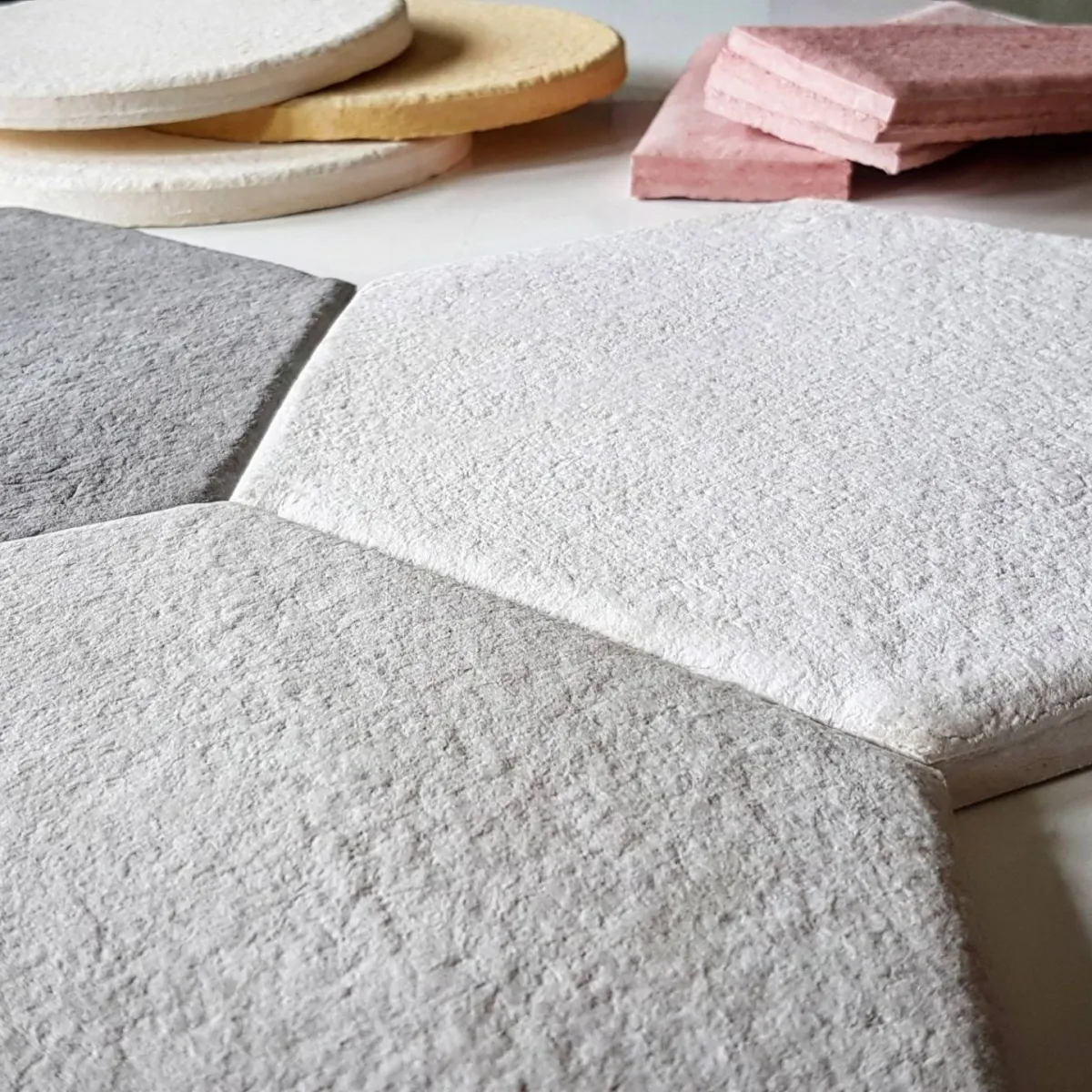 Acoustic Cotton Tiles by Milleforma